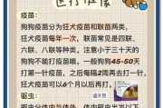 小金毛疫苗接种指南（了解小金毛疫苗接种的时间和注意事项）